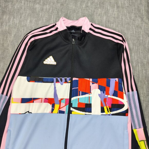 Adidas Track Jacket Tiro Love Unites Full Zip Performance Women's Size Large - Picture 3 of 16